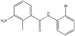 3-amino-N-(2-bromophenyl)-2-methylbenzamide Structure