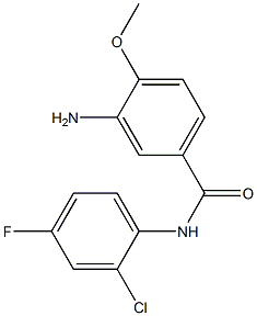 3-amino-N-(2-chloro-4-fluorophenyl)-4-methoxybenzamide Structure