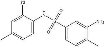 3-amino-N-(2-chloro-4-methylphenyl)-4-methylbenzene-1-sulfonamide
