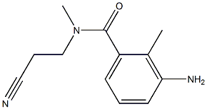 3-amino-N-(2-cyanoethyl)-N,2-dimethylbenzamide,,结构式