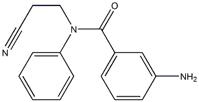 3-amino-N-(2-cyanoethyl)-N-phenylbenzamide Structure