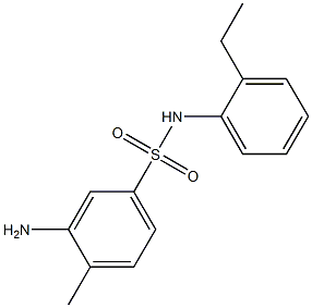 3-amino-N-(2-ethylphenyl)-4-methylbenzene-1-sulfonamide