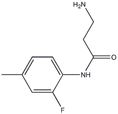 3-amino-N-(2-fluoro-4-methylphenyl)propanamide