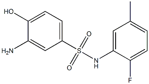 3-amino-N-(2-fluoro-5-methylphenyl)-4-hydroxybenzene-1-sulfonamide