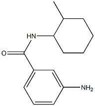 3-amino-N-(2-methylcyclohexyl)benzamide 结构式