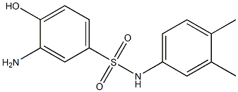 3-amino-N-(3,4-dimethylphenyl)-4-hydroxybenzene-1-sulfonamide