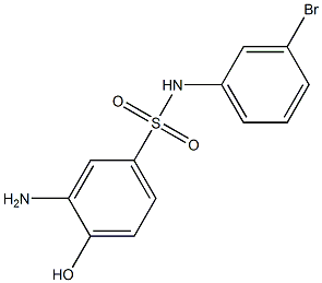  3-amino-N-(3-bromophenyl)-4-hydroxybenzene-1-sulfonamide