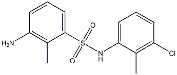 3-amino-N-(3-chloro-2-methylphenyl)-2-methylbenzene-1-sulfonamide Structure