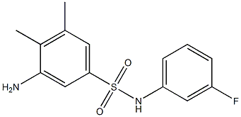  3-amino-N-(3-fluorophenyl)-4,5-dimethylbenzene-1-sulfonamide