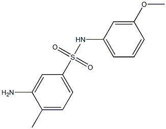 3-amino-N-(3-methoxyphenyl)-4-methylbenzene-1-sulfonamide Structure