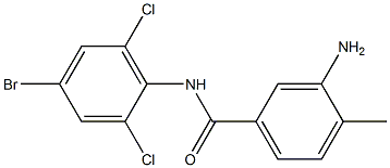 3-amino-N-(4-bromo-2,6-dichlorophenyl)-4-methylbenzamide|