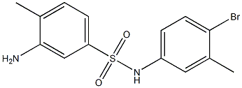 3-amino-N-(4-bromo-3-methylphenyl)-4-methylbenzene-1-sulfonamide