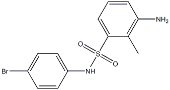 3-amino-N-(4-bromophenyl)-2-methylbenzene-1-sulfonamide