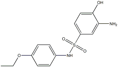 3-amino-N-(4-ethoxyphenyl)-4-hydroxybenzene-1-sulfonamide Structure