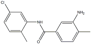 3-amino-N-(5-chloro-2-methylphenyl)-4-methylbenzamide,,结构式