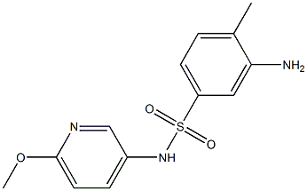  3-amino-N-(6-methoxypyridin-3-yl)-4-methylbenzene-1-sulfonamide