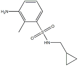 3-amino-N-(cyclopropylmethyl)-2-methylbenzene-1-sulfonamide