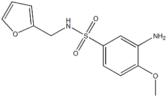 3-amino-N-(furan-2-ylmethyl)-4-methoxybenzene-1-sulfonamide