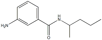 3-amino-N-(pentan-2-yl)benzamide 化学構造式