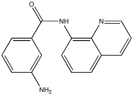 3-amino-N-(quinolin-8-yl)benzamide 结构式