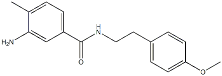 3-amino-N-[2-(4-methoxyphenyl)ethyl]-4-methylbenzamide