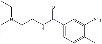 3-amino-N-[2-(diethylamino)ethyl]-4-methylbenzamide Structure