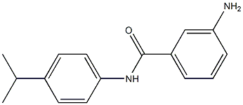 3-amino-N-[4-(propan-2-yl)phenyl]benzamide Struktur