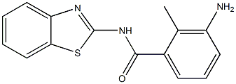 3-amino-N-1,3-benzothiazol-2-yl-2-methylbenzamide