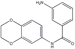 3-amino-N-2,3-dihydro-1,4-benzodioxin-6-ylbenzamide Structure