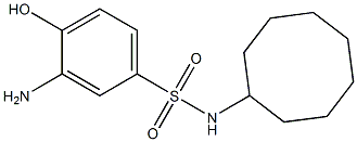 3-amino-N-cyclooctyl-4-hydroxybenzene-1-sulfonamide|