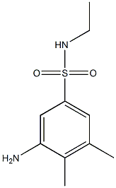 3-amino-N-ethyl-4,5-dimethylbenzene-1-sulfonamide Structure