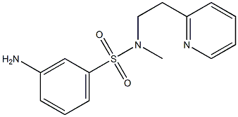 3-amino-N-methyl-N-[2-(pyridin-2-yl)ethyl]benzene-1-sulfonamide