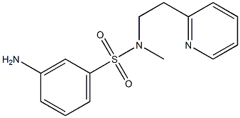 3-amino-N-methyl-N-[2-(pyridin-2-yl)ethyl]benzene-1-sulfonamide|