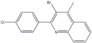  3-bromo-2-(4-chlorophenyl)-4-methylquinoline