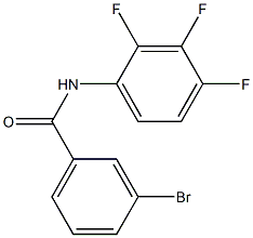 3-bromo-N-(2,3,4-trifluorophenyl)benzamide Structure