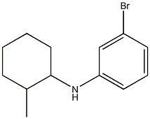 3-bromo-N-(2-methylcyclohexyl)aniline Structure