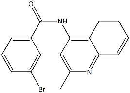 3-bromo-N-(2-methylquinolin-4-yl)benzamide|