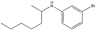 3-bromo-N-(heptan-2-yl)aniline Structure