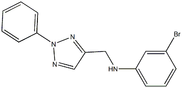 3-bromo-N-[(2-phenyl-2H-1,2,3-triazol-4-yl)methyl]aniline Structure