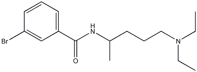 3-bromo-N-[4-(diethylamino)-1-methylbutyl]benzamide