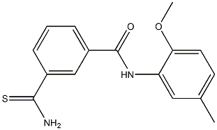 3-carbamothioyl-N-(2-methoxy-5-methylphenyl)benzamide