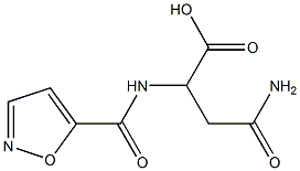 3-carbamoyl-2-(1,2-oxazol-5-ylformamido)propanoic acid Structure