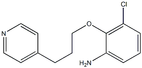 3-chloro-2-[3-(pyridin-4-yl)propoxy]aniline Structure
