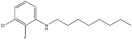 3-chloro-2-fluoro-N-octylaniline,,结构式