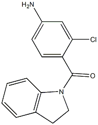 3-chloro-4-(2,3-dihydro-1H-indol-1-ylcarbonyl)aniline