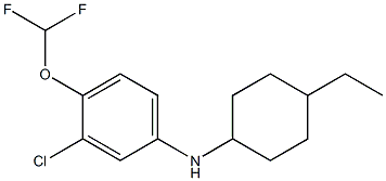 3-chloro-4-(difluoromethoxy)-N-(4-ethylcyclohexyl)aniline