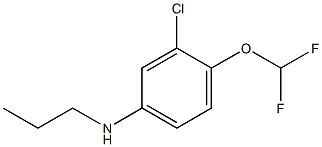  3-chloro-4-(difluoromethoxy)-N-propylaniline