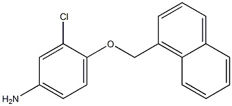 3-chloro-4-(naphthalen-1-ylmethoxy)aniline