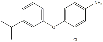 3-chloro-4-[3-(propan-2-yl)phenoxy]aniline