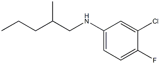 3-chloro-4-fluoro-N-(2-methylpentyl)aniline